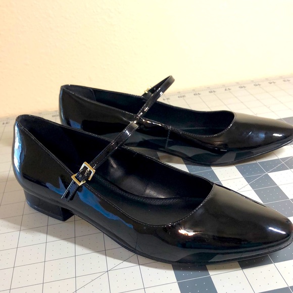 Dune London “Hipplie” Black Patent Mary Jane size 9 - Picture 1 of 6